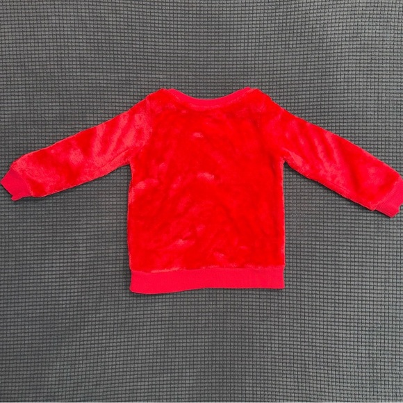 Disney Red Kids Sweatshirt with Sequin Bow - Picture 6 of 6